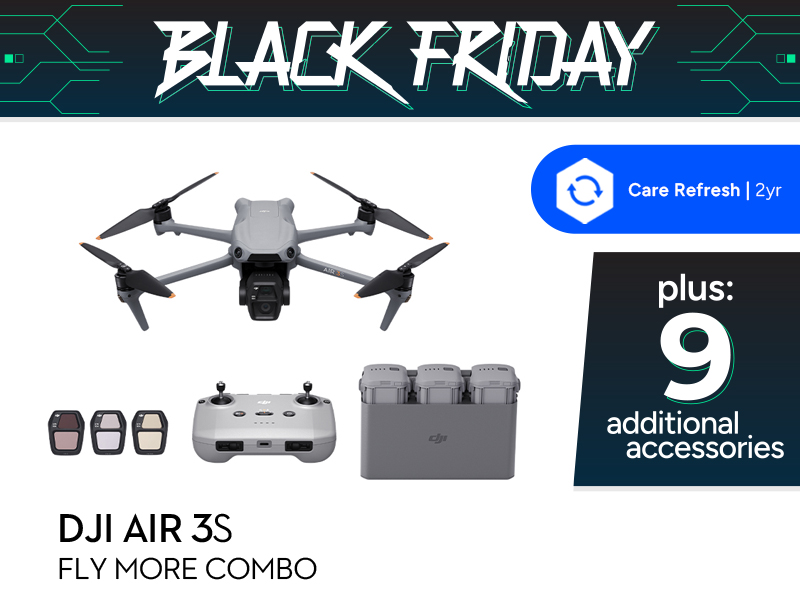 DJI Air 3S Black Friday Combo + Care Refresh